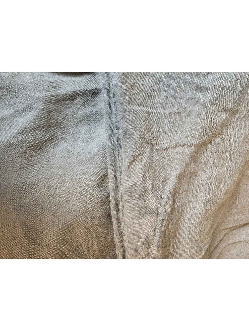 Restoration Hardware King Stonewashed 55% Linen 45% Cotton Duvet GrayTaupe Brown